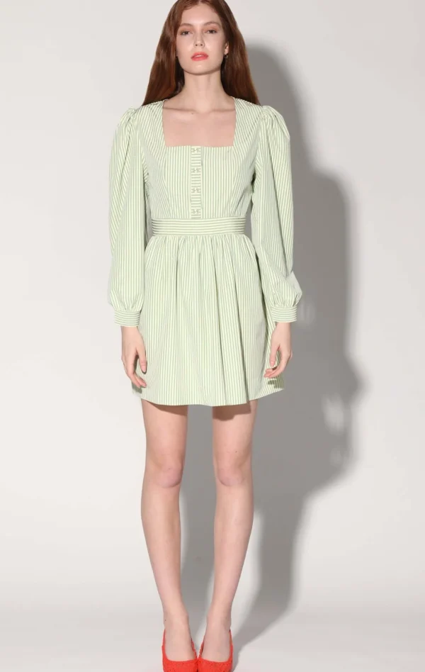 Walter Baker Sadia Dress, Lemon Teal>Women Dresses