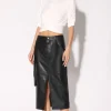 Walter Baker Selene Skirt, Black-Leather>Women Bottoms