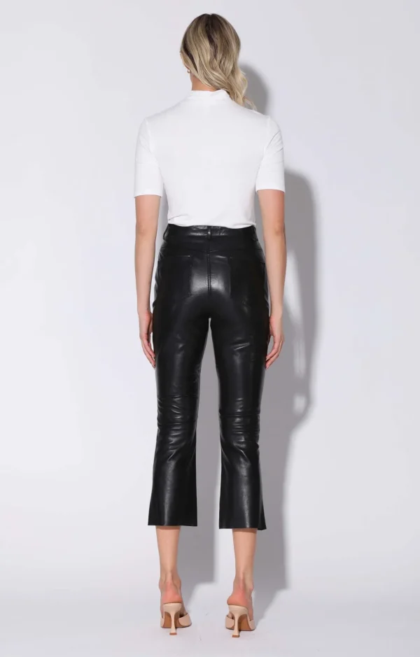 Walter Baker Selma Pant, Black-Leather>Women Leather