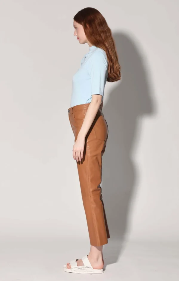 Walter Baker Selma Pant, Camel-Leather>Women Leather