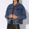 Walter Baker Shawna Jacket, Dark Wash>Women Jackets