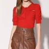 Walter Baker Shirley Skirt, Teak-Leather>Women Bottoms