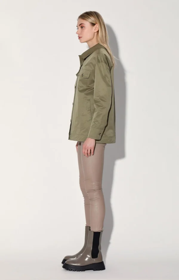 Walter Baker Sutton Jacket, Army>Women Jackets