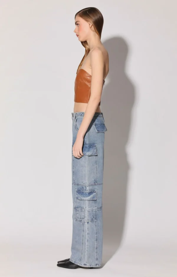 Walter Baker Tanvi Top, Camel-Leather>Women Leather