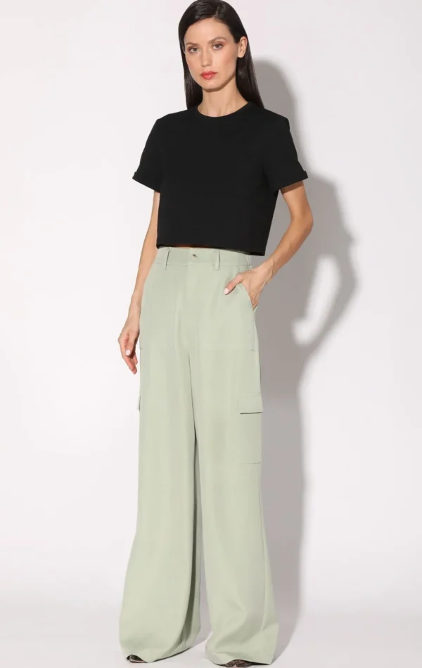 Walter Baker Terry Pant, Jade>Women Bottoms