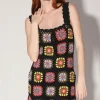 Walter Baker Tiffanie Dress, Patchwork Crochet>Women Dresses