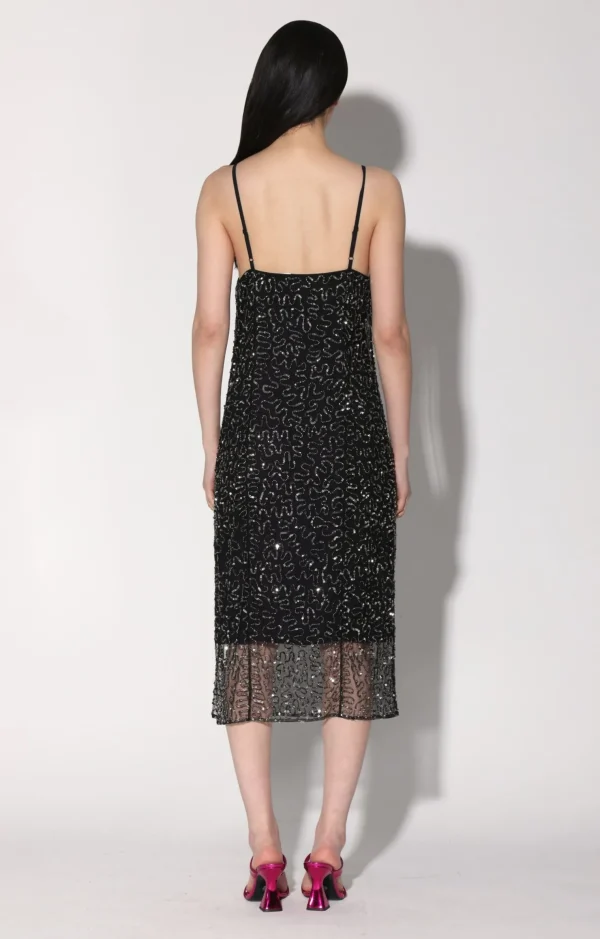 Walter Baker Tori Dress, Swirl Sequin>Women Dresses