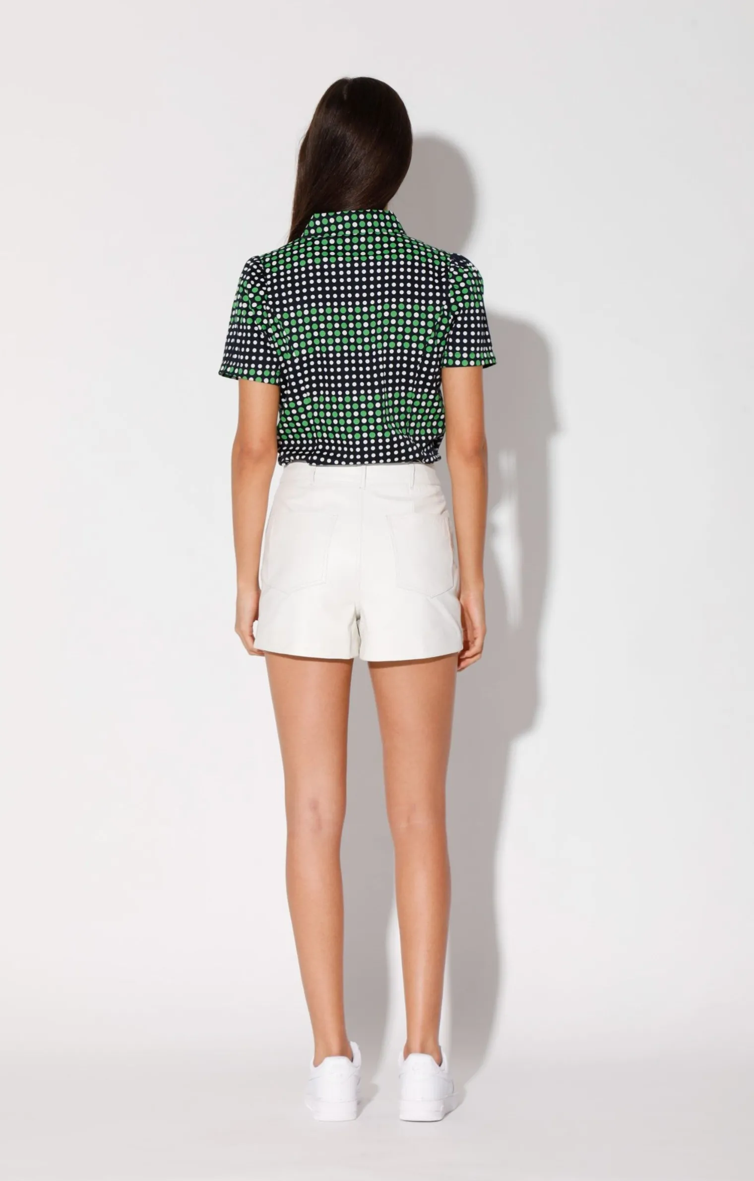 trisha_top_dot_miragecott_2.webp Walter Baker Trisha Top, Dot Mirage-Cotton Sateen>Women Tops