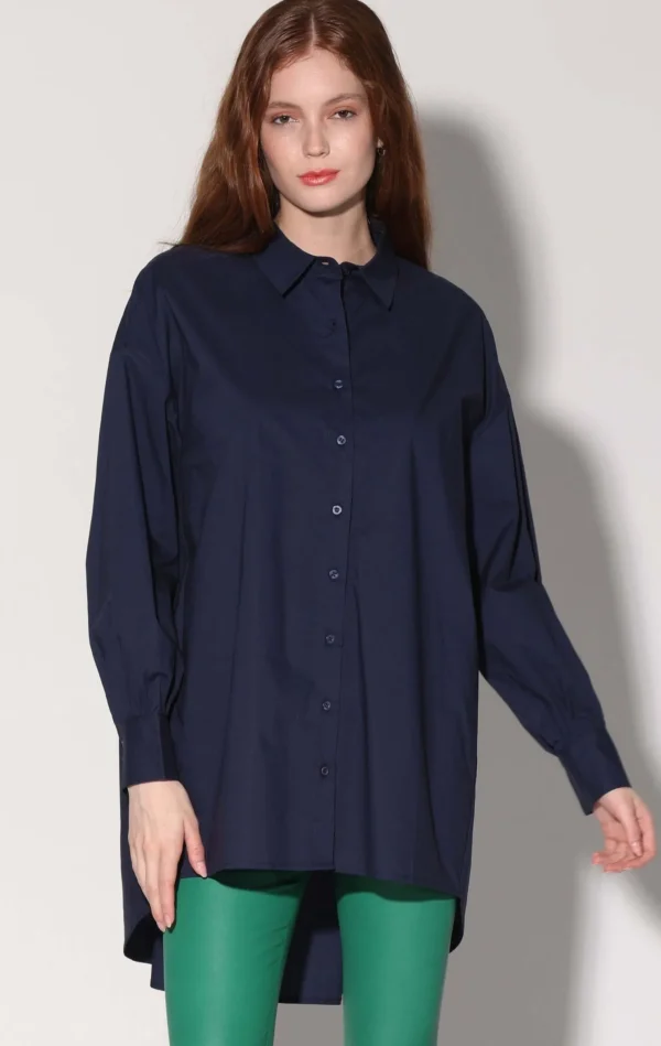 Walter Baker Vincenza Top, Navy>Women Tops